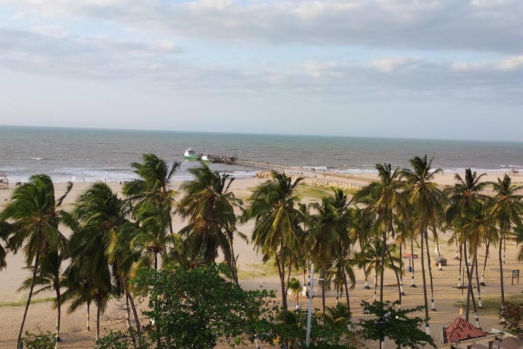 Riohacha III Apartamento Comodo Y Seguro Perfectos Para Trabajar O Vacacionar Con Balcon Frente Al Malecon Exterior foto